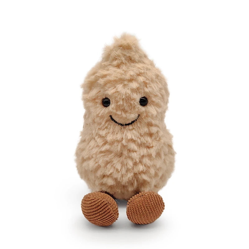 New Cartoon Peanut Doll Plush Stuffed Pendant Toy Simulation Fun Little Peanut Doll Living Room Home Decor Pendant Cute Gifts
