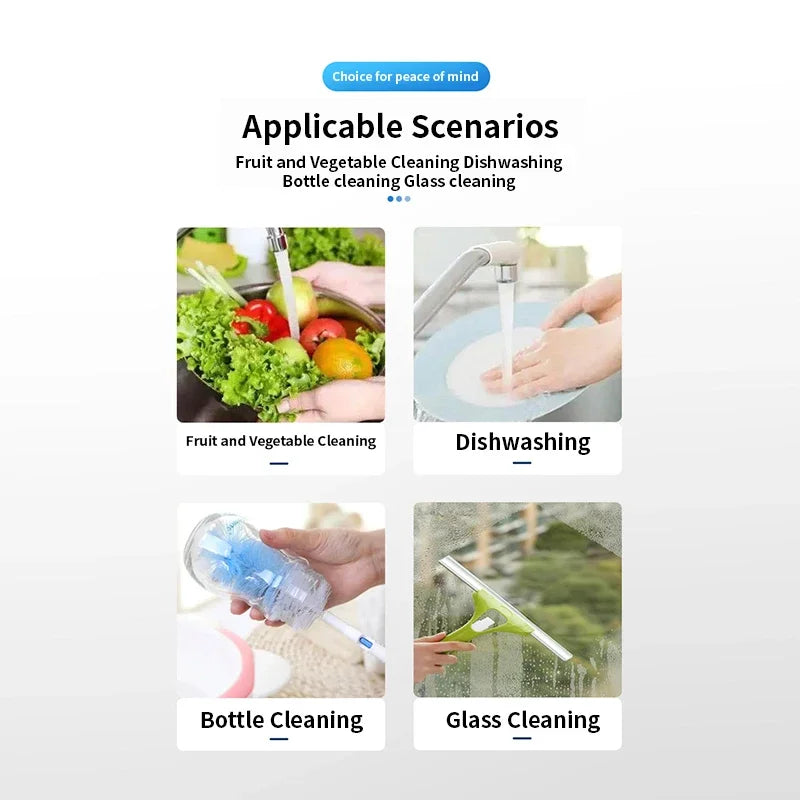500g Fruit Vegetable Wash Dish Washing Liquid Multi Effect Kitchen Cleaning Detergent Remove Oil Stains Clean Tableware