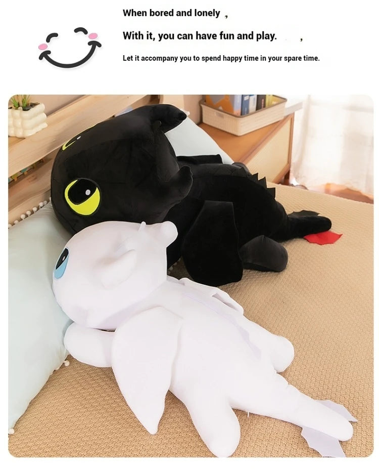 100cm Little Flying Dragon Kawaii Plush Toy Lying Posture Style Toothless Doll Pillow Children Couple Christmas Birthday Gift