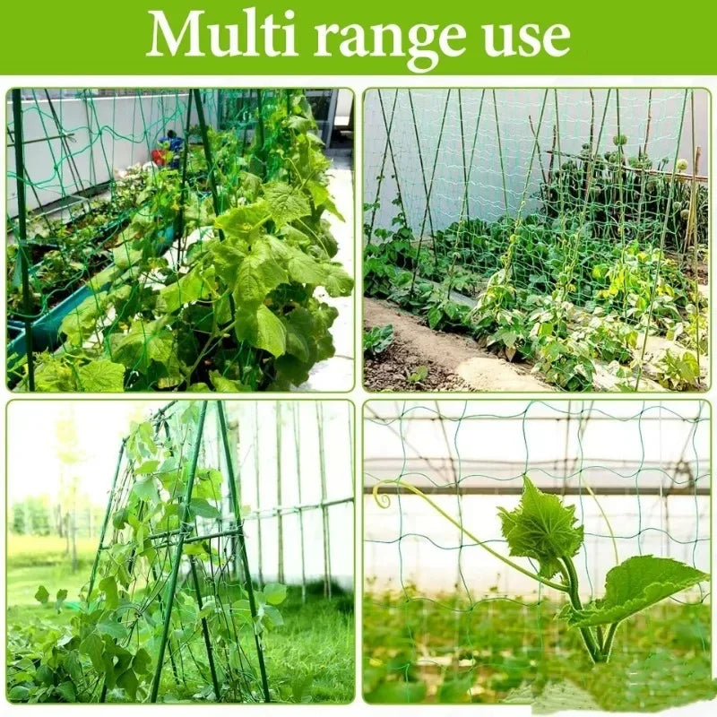 Garden Trellis Net Outdoor Plants Climbing Netting Anti Bird Plants Protection Mesh Cucumber Tomato Grape Vine Grow Net Holder