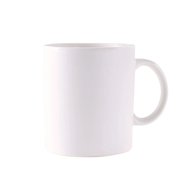 400/420/450/520ml European Ceramic Black Matte Large Capacity Mug High End Creative Simple Matte Coffee Cup with Spoon Water Cup