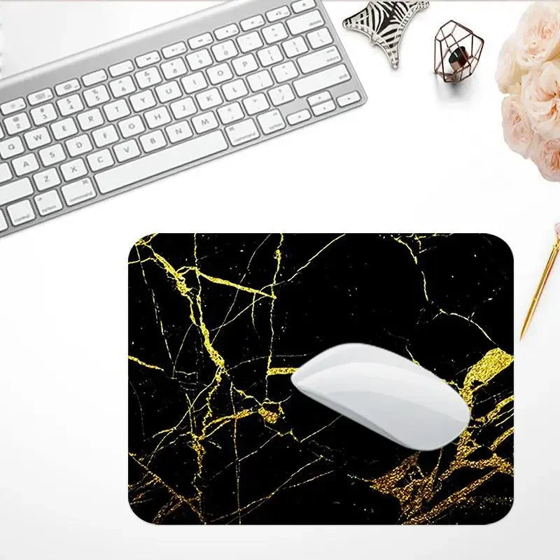 Desktop Supplies Marble Mouse Pads Small Mouse Pad Nordic Style Pad for Mouse Luxury Surface for Computer Premium Padding