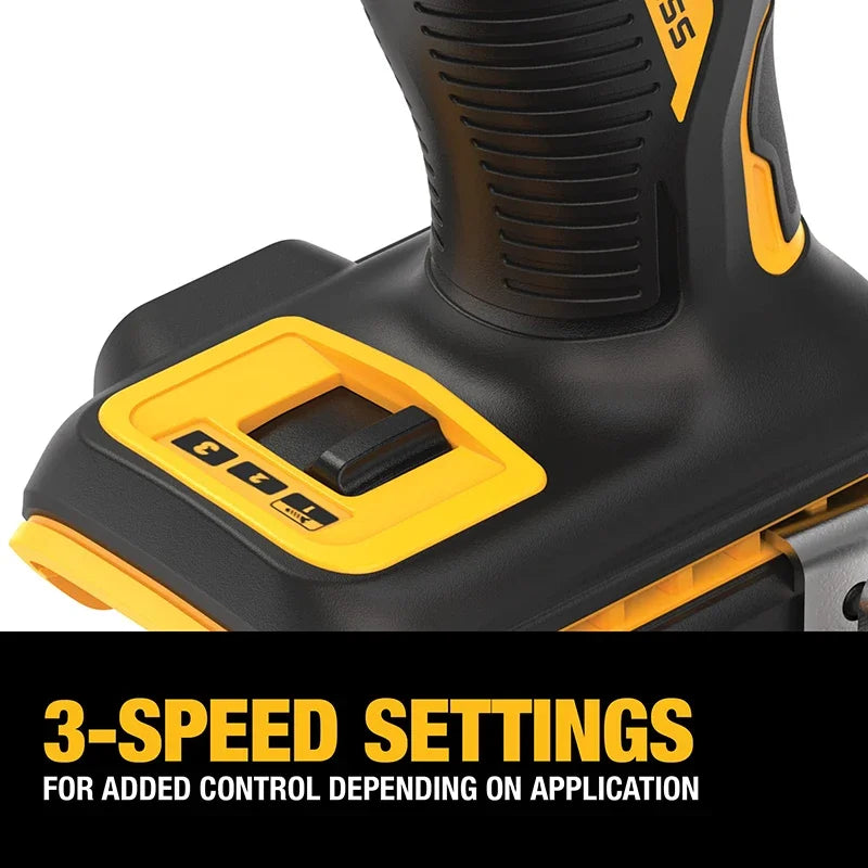 DEWALT DCF850 20V Impact Drill Brushless Motor 205Nm Variable Speed Electric Screwdriver Woodworking Driver Bare Tool power tool
