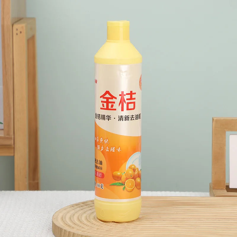 500g Fruit Vegetable Wash Dish Washing Liquid Multi Effect Kitchen Cleaning Detergent Remove Oil Stains Clean Tableware