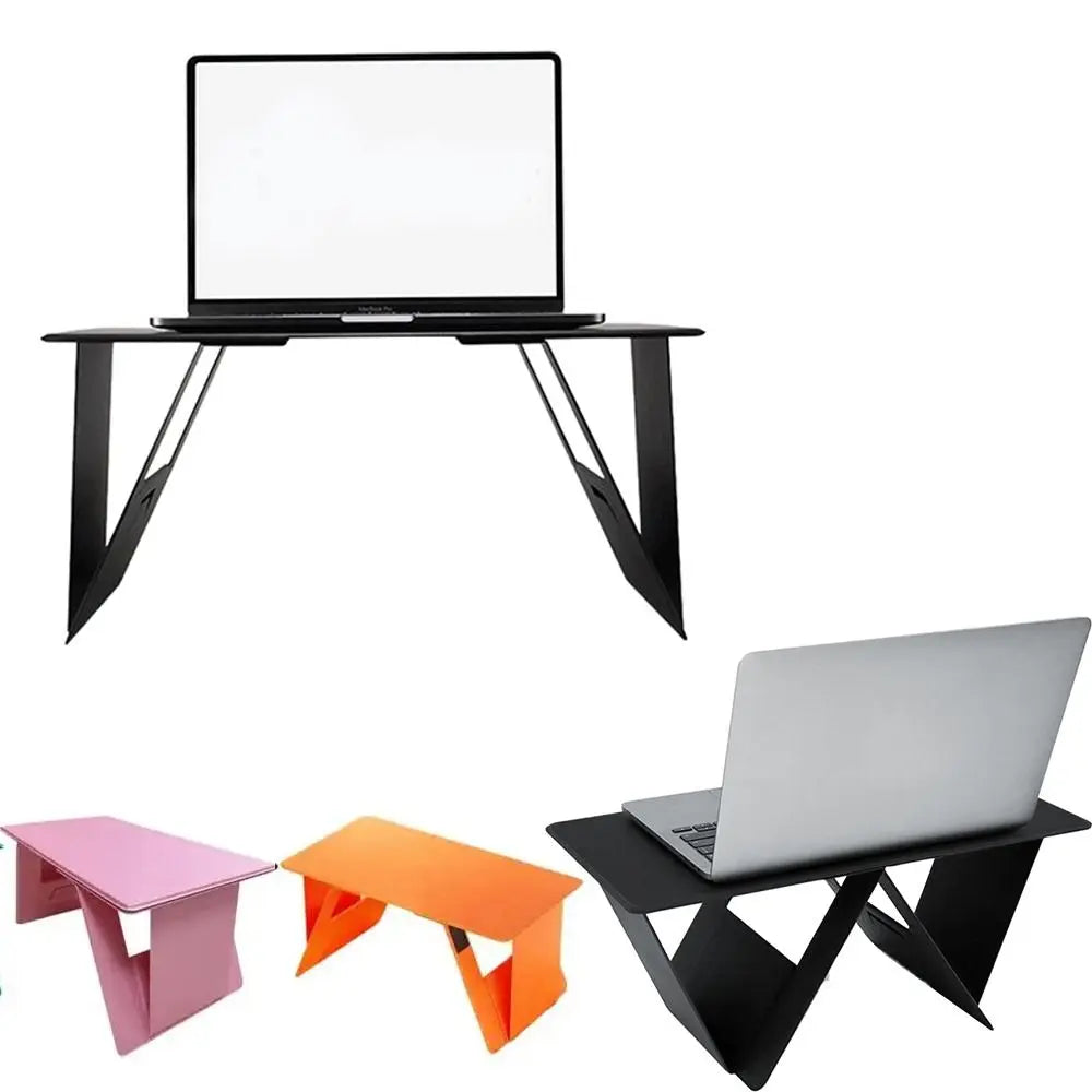 Magnetic Foldable Laptop Desk Anti-slip Adjustable Notebook Computer Holder Waterproof Lightweight Car Computer Riser Bedroom