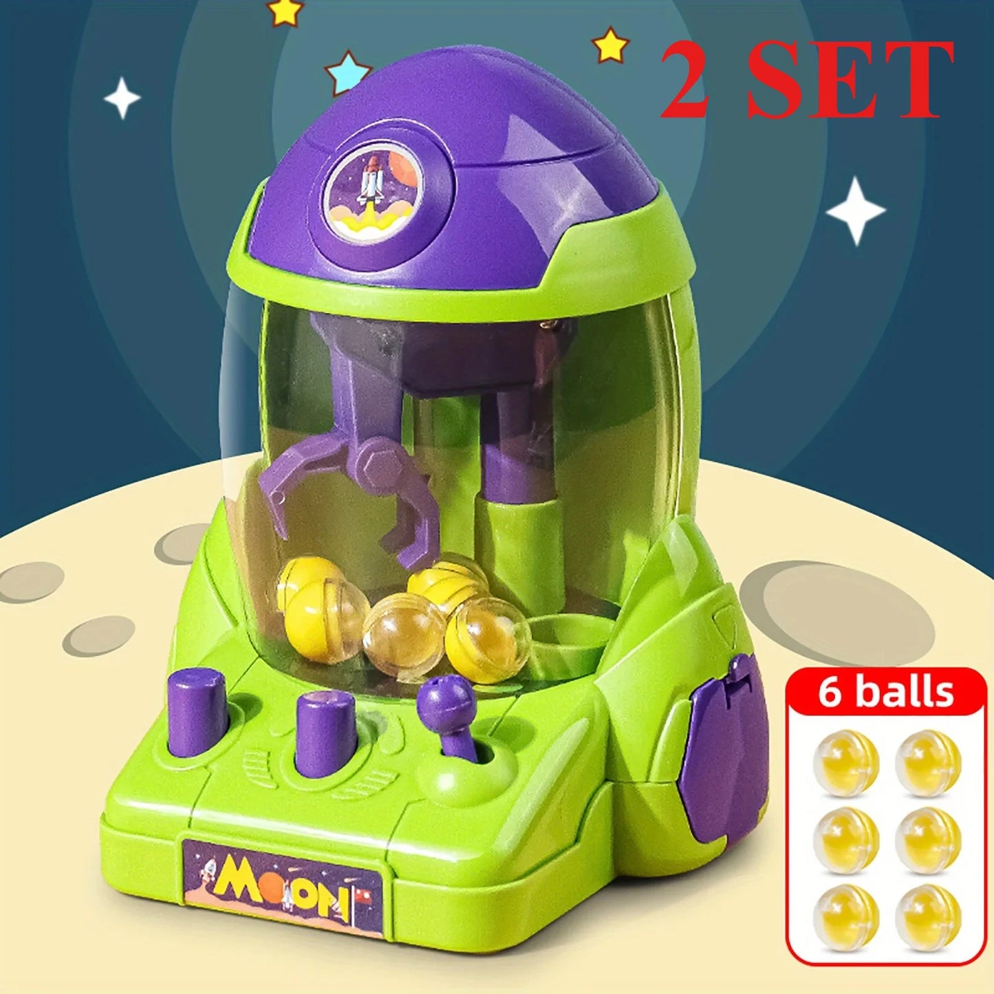 Space Rocket Crawler, Ball Pincer, Egg Twister - Use this toy as a Halloween/Christmas gift to win prizes!