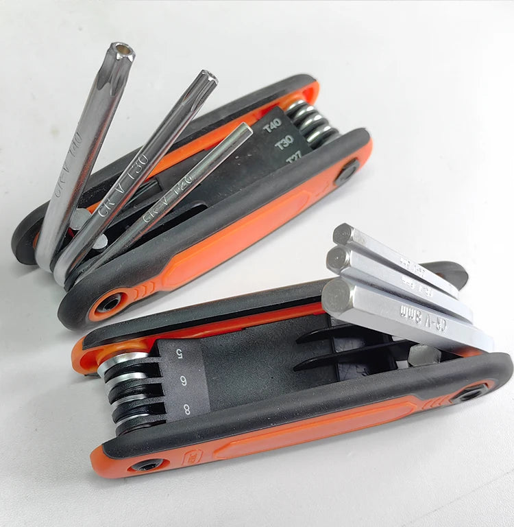 Alloy Steel Folding Hexagon Wrench & Screwdriver Set - Portable Flat Head Allen Wrench Tools for Ultimate Versatility