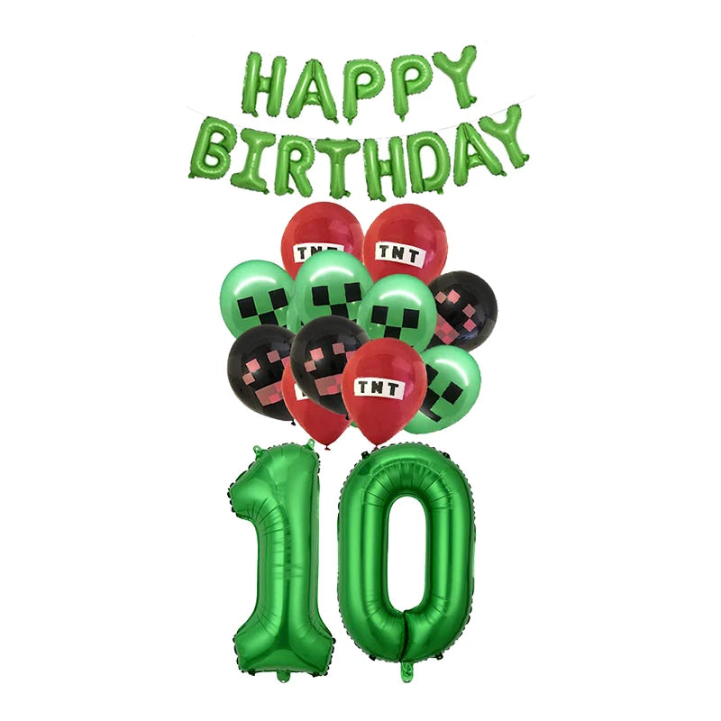 Birthday Party Decoration Disposable Tableware Set Paper Plates Cups Napkins Straws Tablecloth Balloons Kids Party Supplies Deco