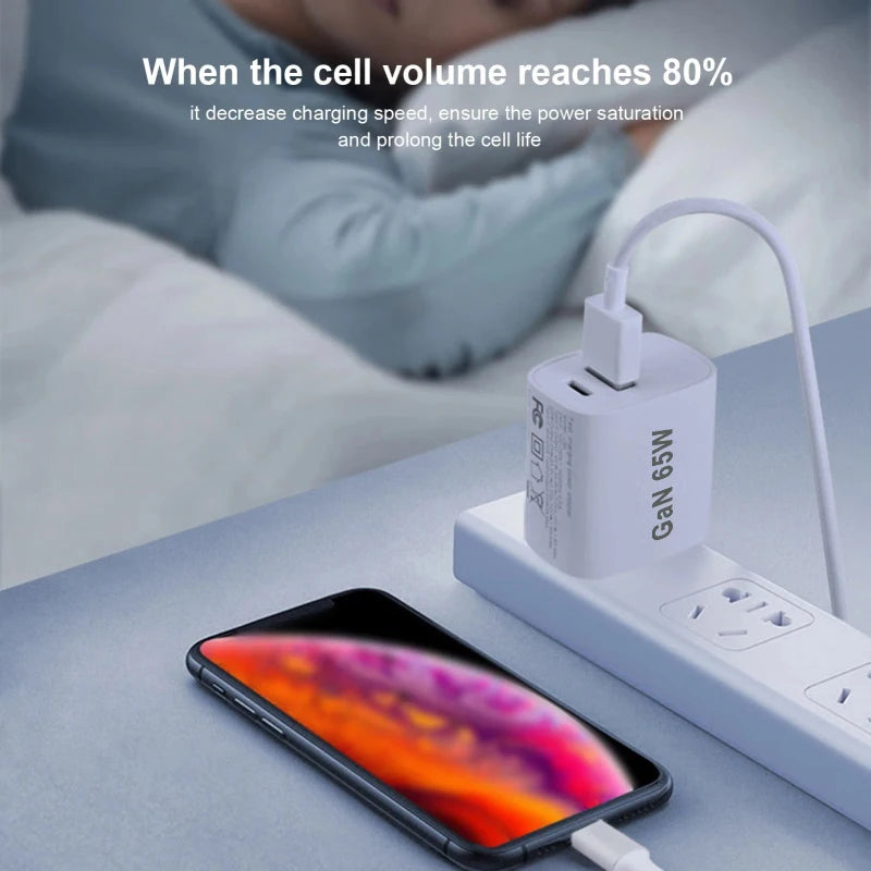 AU Plug Fast USB Charger Type C Charger for Xiaomi Redmi iPhone Samsung Mobile Phone Quick Charging Adapter PD Wall Charge