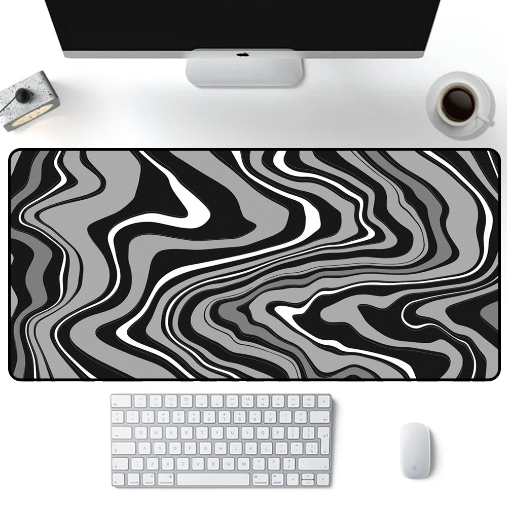 XXL Strata Liquid 900x400 Mouse Pad Computer Laptop Anime Keyboard Mouse Mat Large Mousepad Keyboards Gamers Decoracion Desk Mat