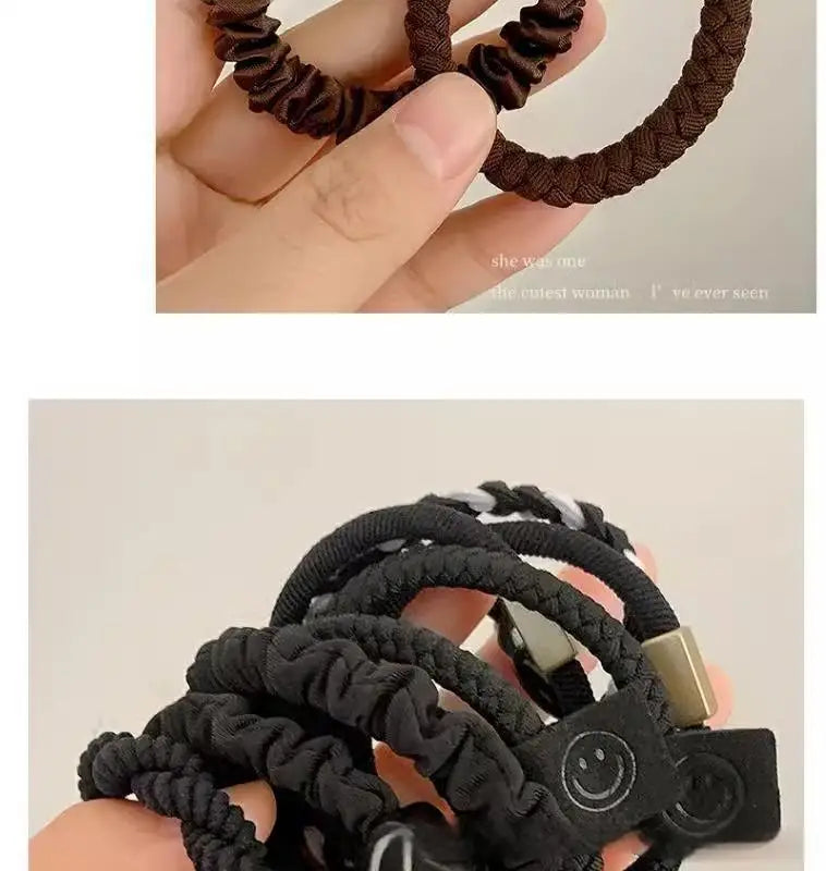 High Elasticity Durable Women Simple Elegant Hair Tie, Perfect for Ponytails, Stylish Hair Band Hair Ties Girl Hair Accessoires