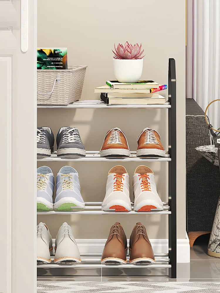 4 Floor Assembly Creative Home Shoe Rack Dormitory Door Storage Rack Storage Shoe Cabinet Components Home Supplies