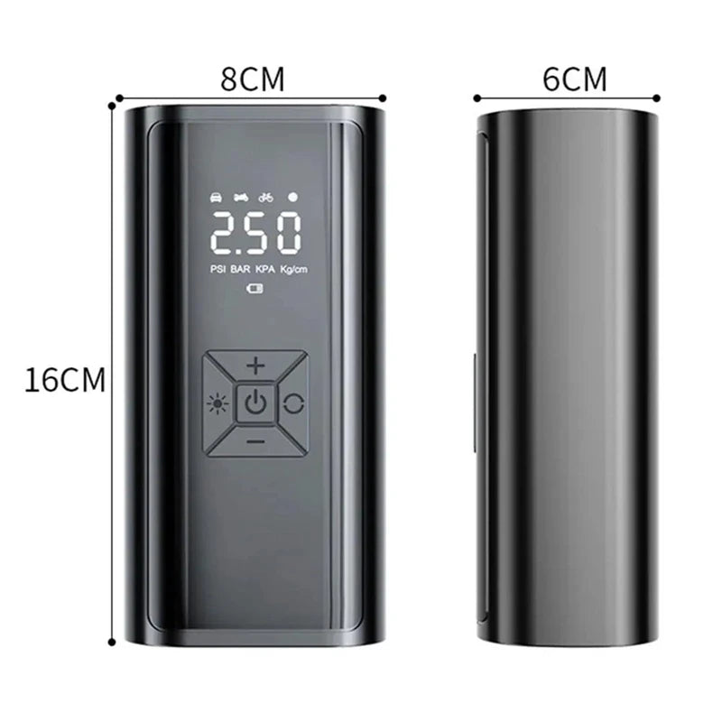 1pc Wireless Car Air Compressor Air Pump Electric Tire Inflator Pump for Motorcycle Bicycle Boat AUTO Tyre Balls Inflatable