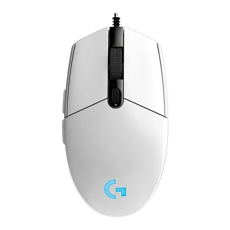 Logitech G102 Mouse USB Wired Gaming Mouse 8000 DPI Rainbow Optical Effect Screen for PC/Mac Computer and Laptop