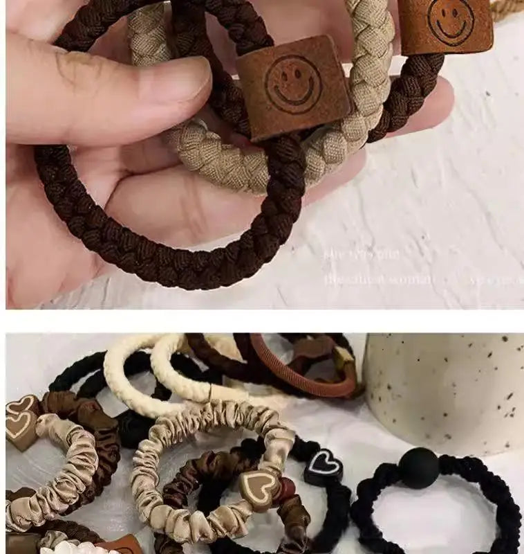 High Elasticity Durable Women Simple Elegant Hair Tie, Perfect for Ponytails, Stylish Hair Band Hair Ties Girl Hair Accessoires