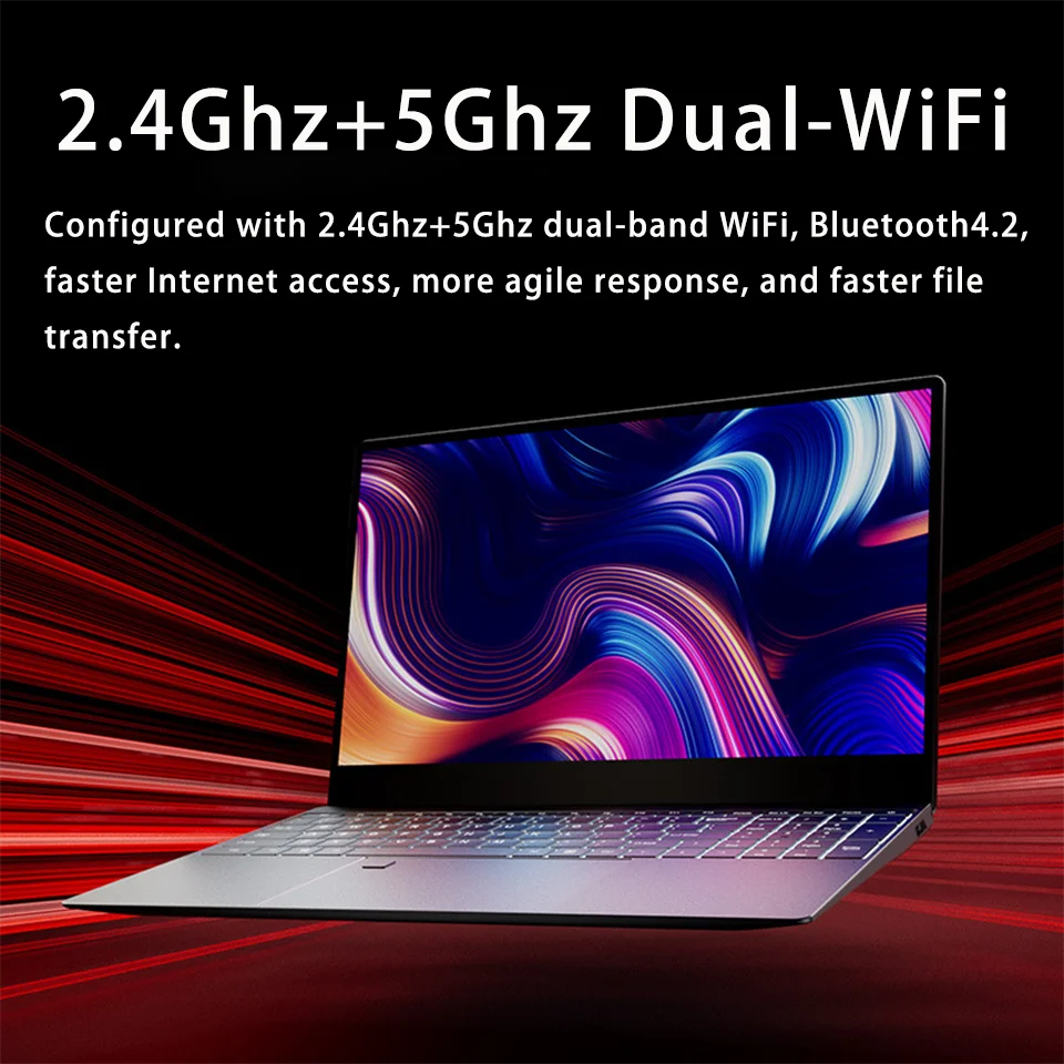 Notebook 15.6 inch Laptop Windows 11 10 Pro 1920*1080 Cheap Portable Intel Laptop 16G RAM 128GB/256GB/512GB/1TB SSD HDMI Port