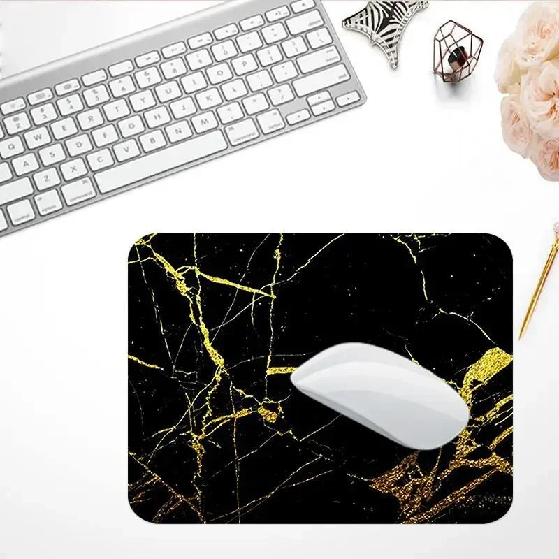 Desktop Supplies Marble Mouse Pads Small Mouse Pad Nordic Style Pad for Mouse Luxury Surface for Computer Premium Padding