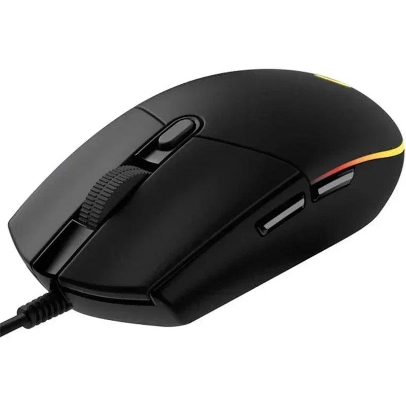 Logitech G102 Mouse USB Wired Gaming Mouse 8000 DPI Rainbow Optical Effect Screen for PC/Mac Computer and Laptop