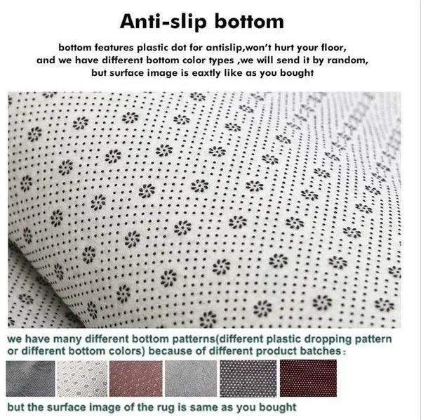 Dustproof Round Carpet, Office Chair Mat For Gaming & Study