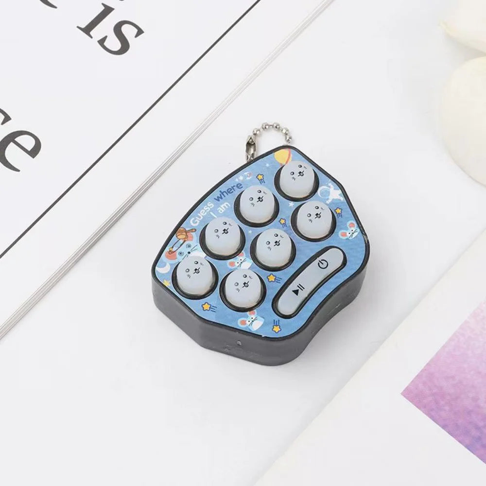 1pc Toys Whack A Mole Game Decompression Toy Keychain, Kids Simple Fingertip Toy