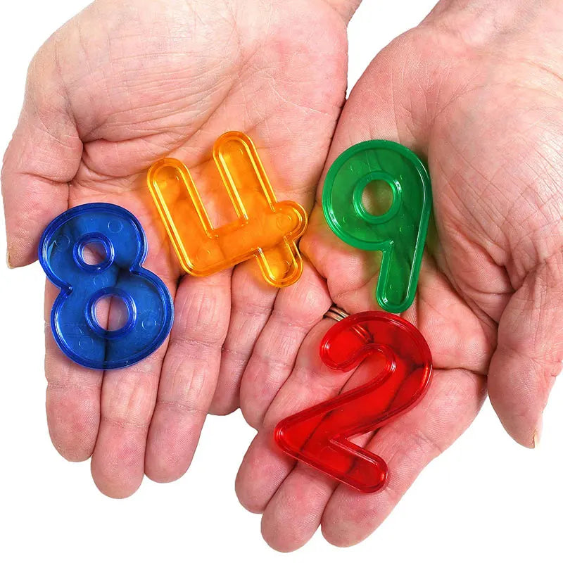 Montessori Math Toys Light Table Counting Material Transparent Number For Kids 3 Years Educational Teaching Resources