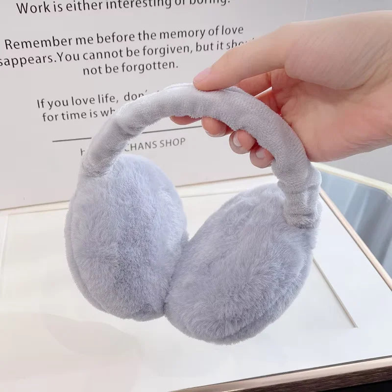 New Lovely Winter Warm Cat Ear Warmers Glitter Ears Plush Earmuffs for Women Playful Girls Ear Muffs Cold Protection Warm Hot