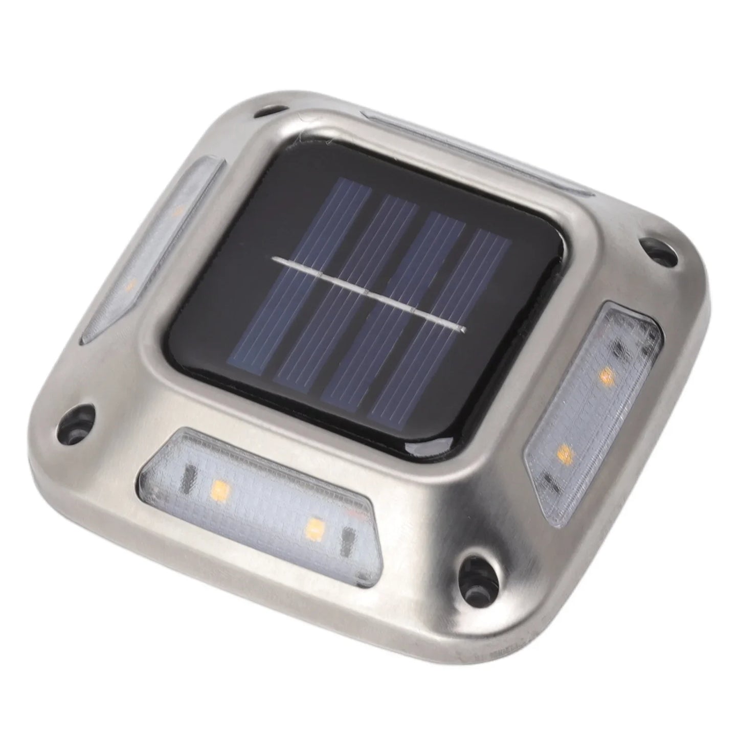 8 LEDs Solar Ground Light Solar Light Waterproof Warm Light Solar Garden Lamp Outdoor Courtyards Driveway Marker Light