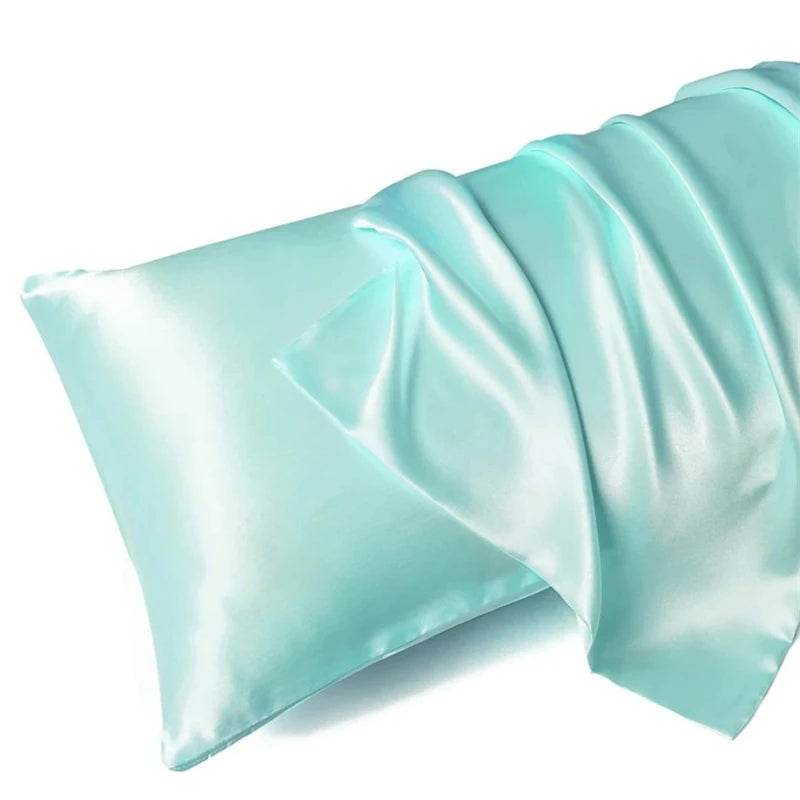 Mulberry Silk Pillowcase Bed Pillow Covers White Black Gray Champagne Gold Luxury Cases Home Bedding Standard Queen Size
