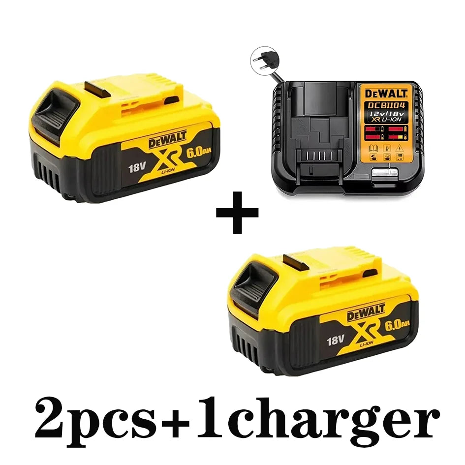 New 100% Original 6Ah 18V Original Dewalt Power Tool Battery DCB206 18V 6.0Ah Battery DCB206 18V Battery DCB205 DCB200