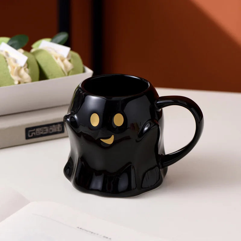 ceramic halloween ghost mug cup