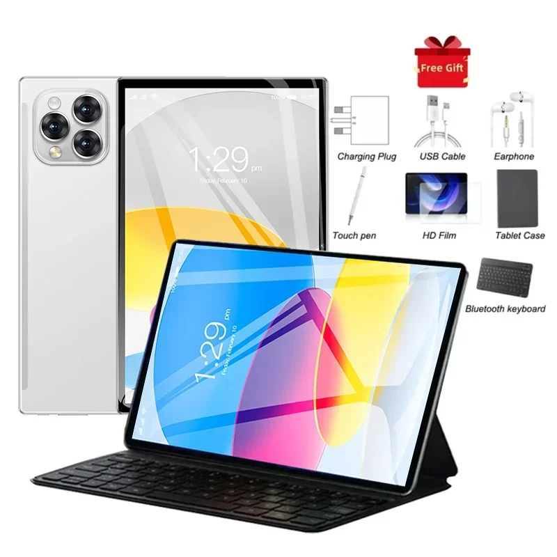2025 New Original Global Version Tablet Android Pad 15 Pro 16GB+1TB Snapdragon 870 Tablets PC 5G Dual SIM Card WIFI HD 4K Mi Tab