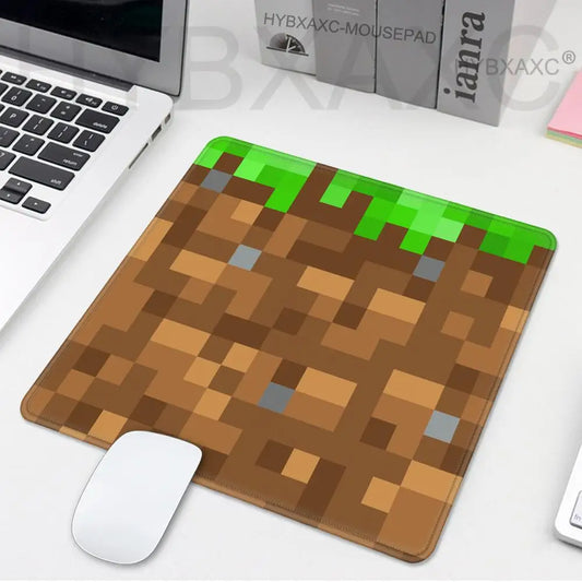 2025 New Minecraft Peripheral Computer Game My World Lawn Mousepad Mini Short Table Pad Anime Office Table Decoration Figure Toy
