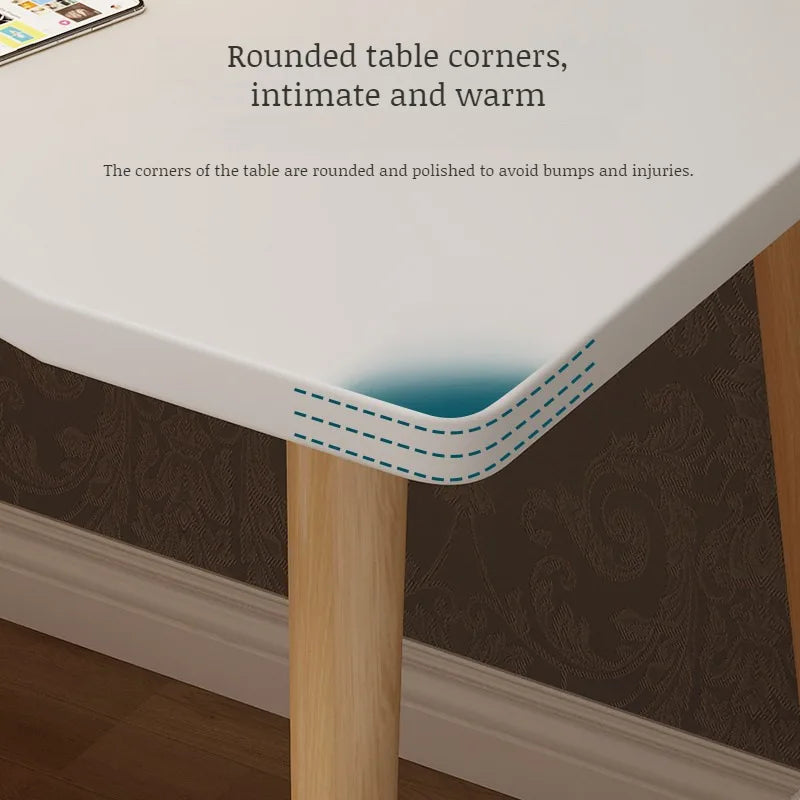 Home Office Desk Adult Desktop Computer Desk Modern Simple Workbench Student Study Writing Desk Household Solid Wood Leg Table