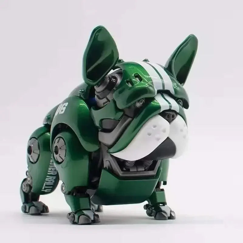 Hwj Rambler Transformation bouledogue mécanique Robot chien figurine jouets mobiles métallique à mode Science-Fiction ornement