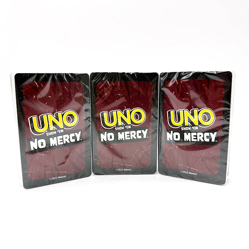 Uno No mercy Game Board Games UNO Cards Table Family Party Entertainment UNO Games Card Toys Children Birthday Christmas