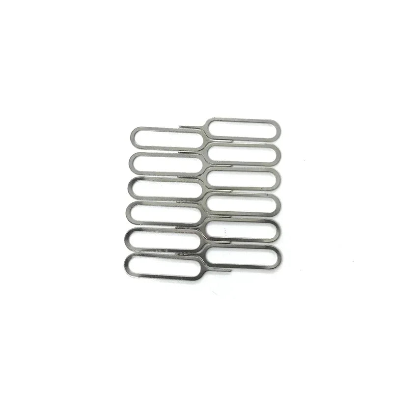 5pcs Mobile Phone Sim Card Remover Pin Needle Replacement Parts Tool Kit for iPhone Samsung Blackberry Xiaomi Oppo Huawei Repair