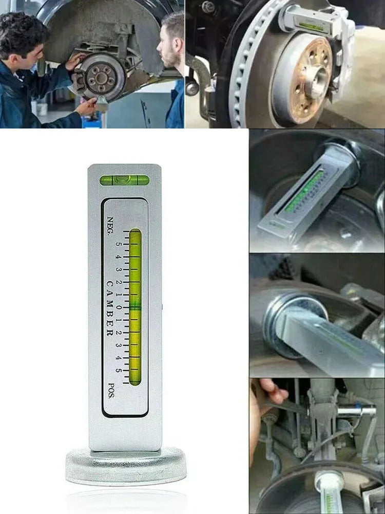 1 PC Automotive Four-Wheel Alignment Magnetic Level Horizontal Ruler Camber Angle Adjustment Auxiliary Tool