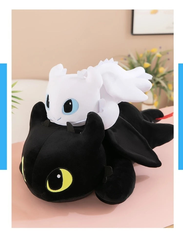 100cm Little Flying Dragon Kawaii Plush Toy Lying Posture Style Toothless Doll Pillow Children Couple Christmas Birthday Gift
