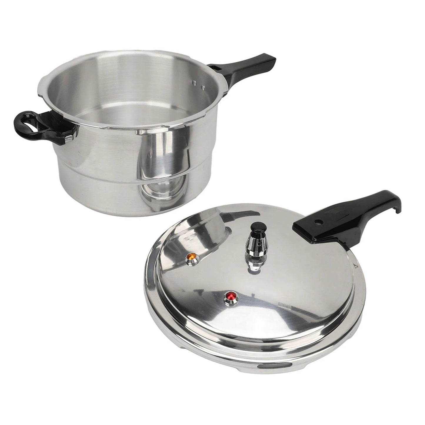Pressure Cooker Multi Purpose Aluminum Safety Valves with Steaming Plate Household Stovetop Pressure Canner for Induction Cooker