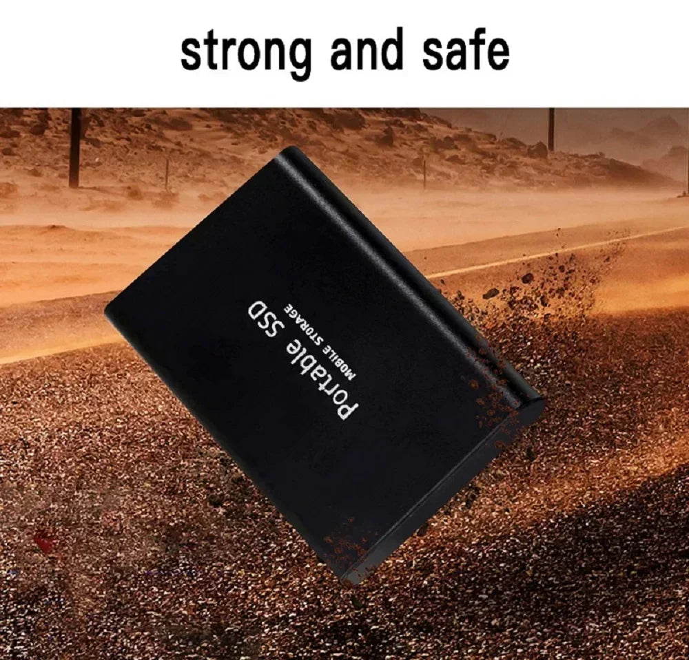 Portable SSD 4TB High Speed External Hard Drive 16TB USB 3.1 Hard Disk Mass 1TB Original Solid State Drives for Laptop/PC/MAC