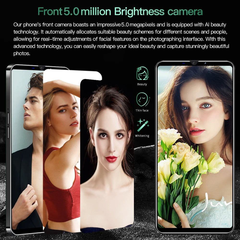 FUFFI-Pova 6 Pro,Smartphone Android,5.0 inch,3+32GB ROM,Dual SIM,3500mAh,Mobile phones,Dual SIM,4G Network,Cellphones