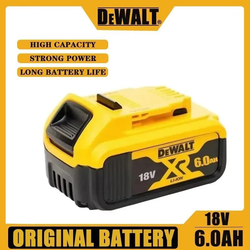New 100% Original 6Ah 18V Original Dewalt Power Tool Battery DCB206 18V 6.0Ah Battery DCB206 18V Battery DCB205 DCB200