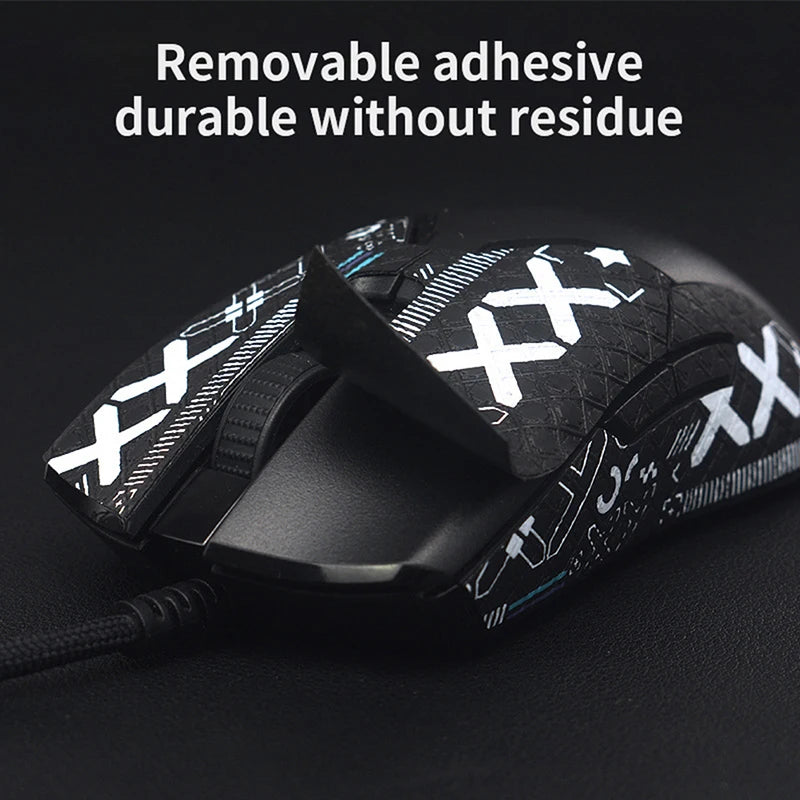 Anti-slip Handmade Mouse Sticker For Logitech G502 Hero Wireless Skin Sticker Side Sweat Pad G502 PC Gamer DIY Without Mouse