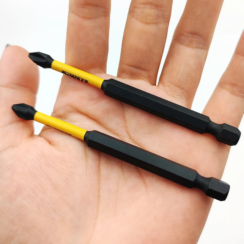 DEWALT PH2 89MM Original Hex Shank Bits High Speed Steel Alloy Electric Screwdriver Drills Tool Attachments 2-piece