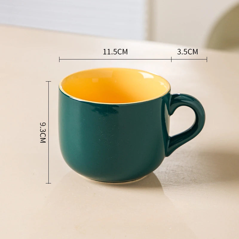 700ml Coffee Mug Large Capacity Ceramic Breakfast Oatmeal Milk Tea Cup Instant Noodles Bowl Novelty Gifts Best for Your Friends