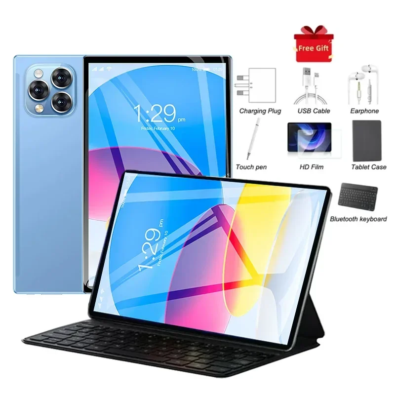 2025 New Original Global Version Tablet Android Pad 15 Pro 16GB+1TB Snapdragon 870 Tablets PC 5G Dual SIM Card WIFI HD 4K Mi Tab