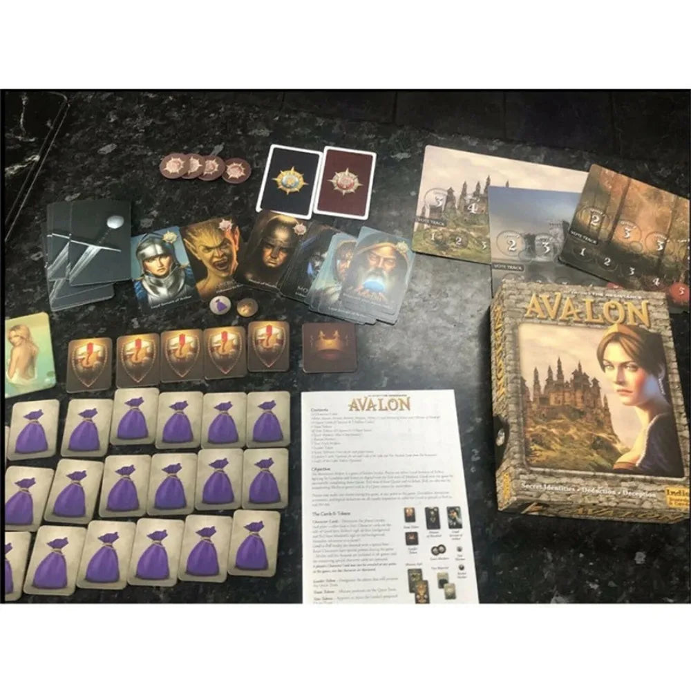 Avalon Board game card, suitable for gatherings, Christmas parties, friends drinking and entertainment