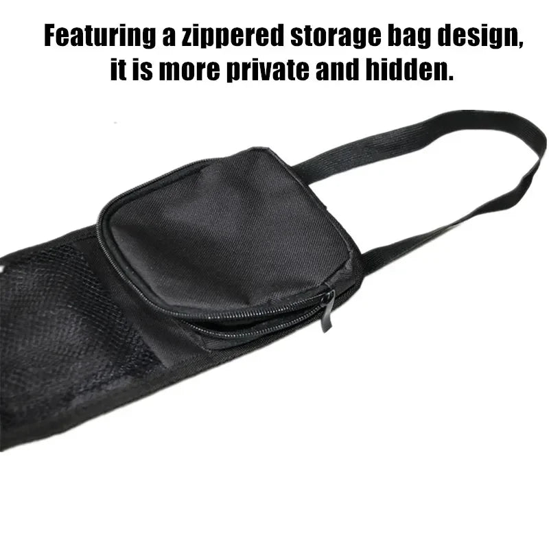 1 Piece Car Seat Back Hanging Bag Oxford Cloth Waterproof Thermal Pressure Resistant Handle Side Storage Bag Vehicle Compression