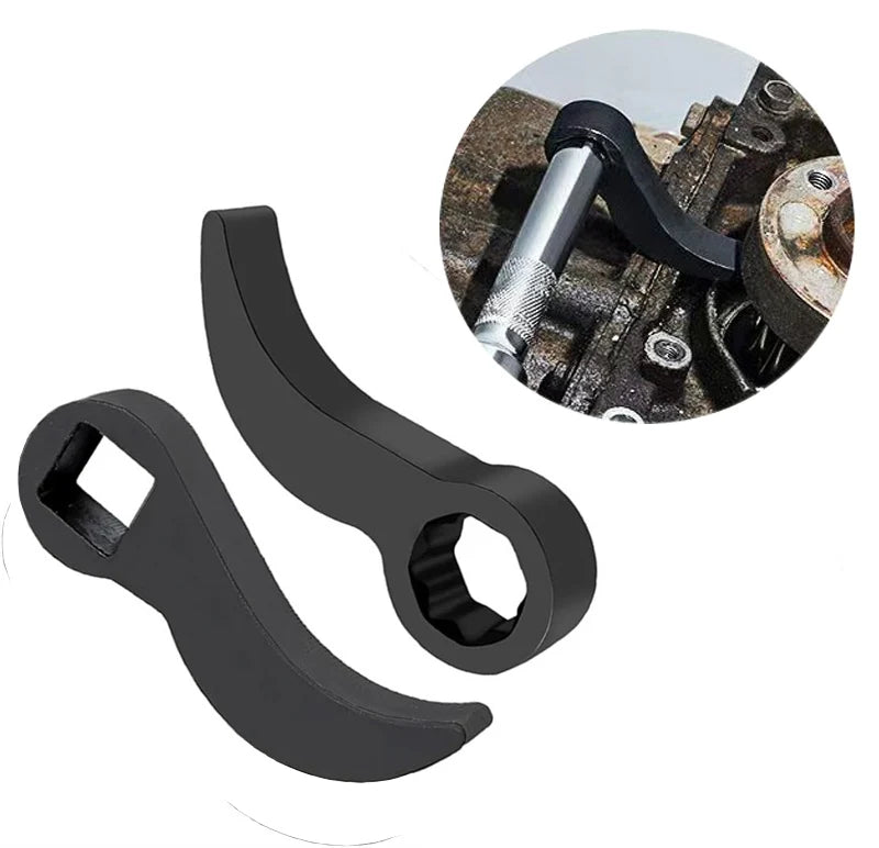 Pry Bar Wrench Adaptor Head Horn Type Half Shaft Removal Tool Openend Wrench Half Shaft Crowbar Adapter Head Car Repairing Tools