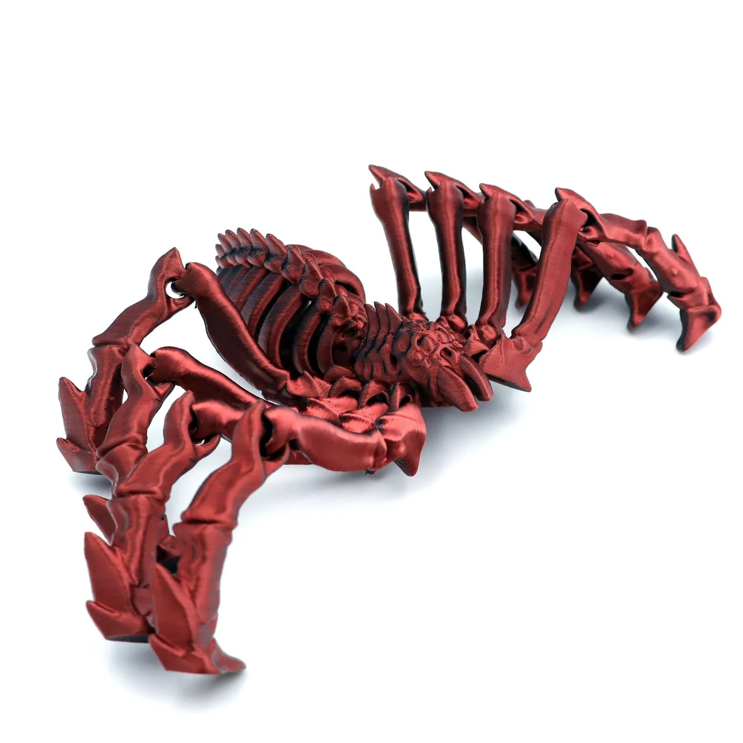3D Printed Retractable Spider Movable Joint Fidget Toy Rotatable Articulated Office Desktop Ornament Adults Kid Toy Crafts Gift